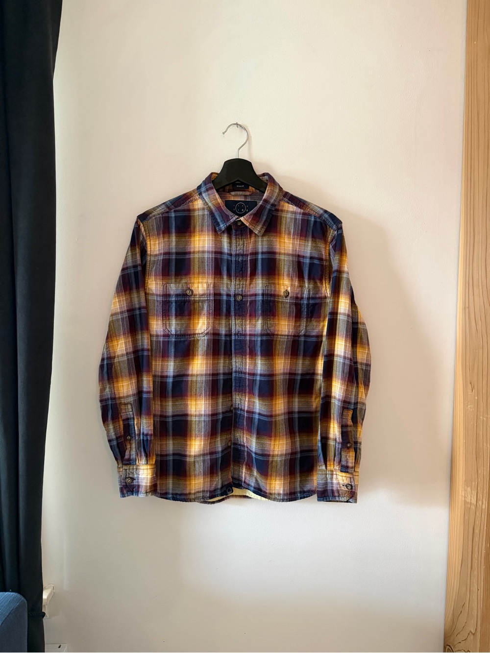 Men's Plaid Button-Up Shirt